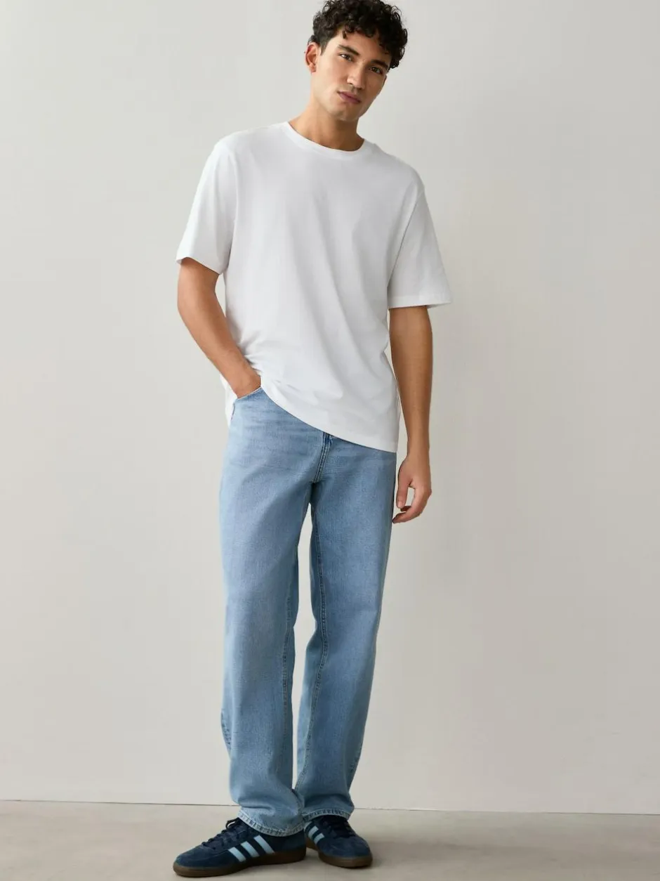 Next White Regular Fit Essential Cotton T-Shirts 6 Pack New