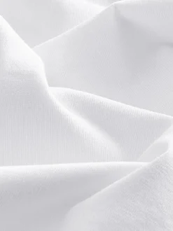 Next White Regular Fit Essential Cotton T-Shirts 6 Pack New