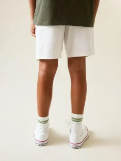 Next White Regular Fit Shorts (3-16yrs) Online