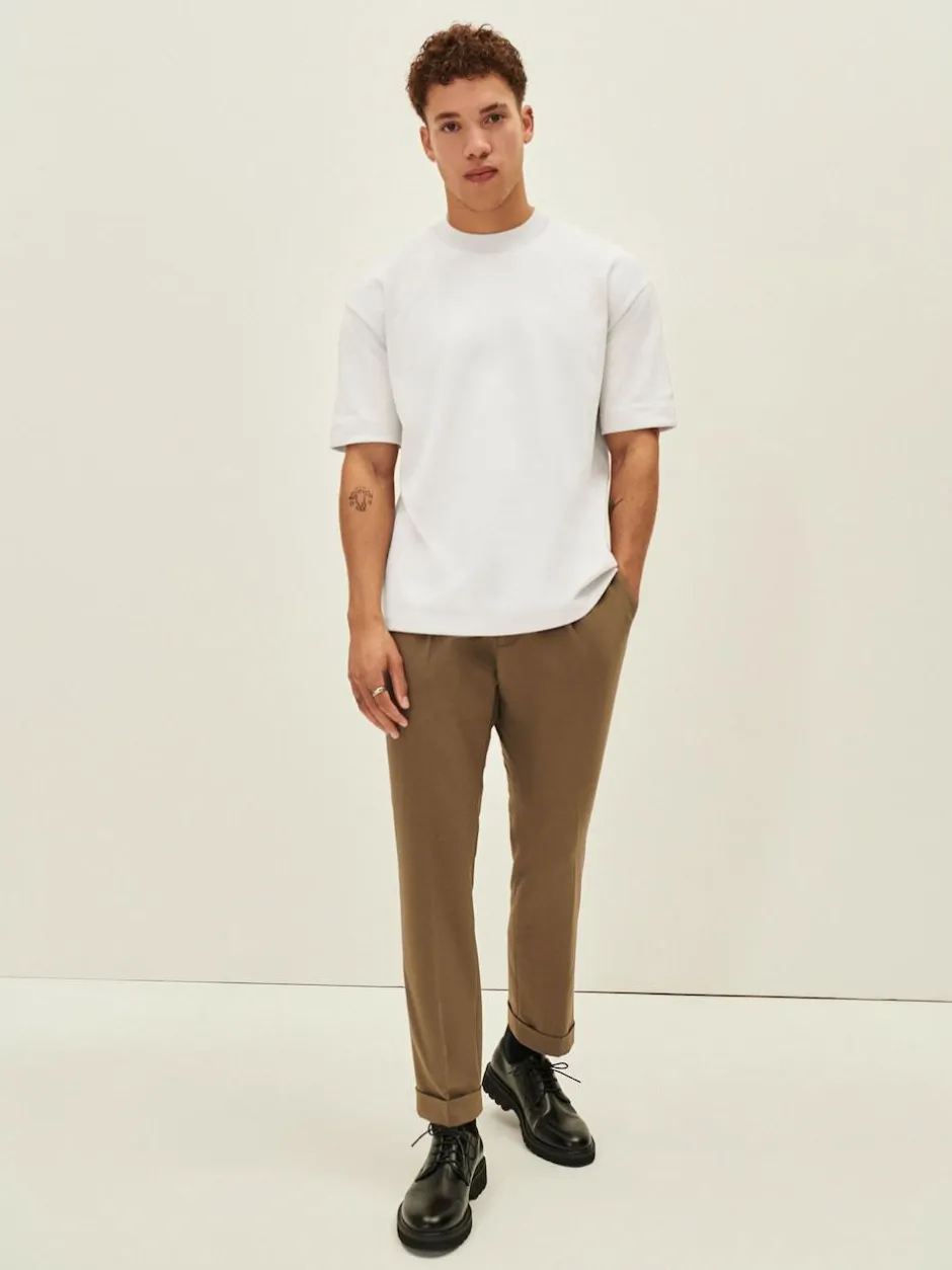 Next White Relaxed Fit Heavyweight T-Shirt Outlet