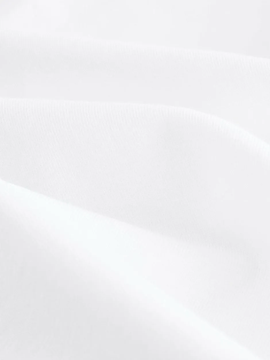 Next Relaxed Fit Short Sleeve T-Shirts 3 Pack (3-16yrs) White New