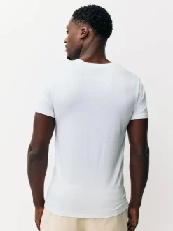 Next Signature TENCEL™ Lyocell T-Shirts 2 Pack White Outlet