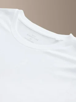 Next Signature TENCEL™ Lyocell T-Shirts 2 Pack White Outlet