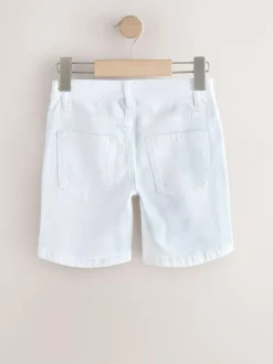 Next Single Denim Shorts (3-16yrs) White Discount