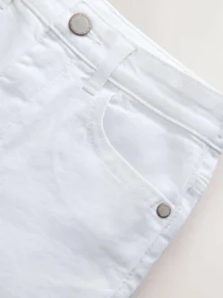 Next Single Denim Shorts (3-16yrs) White Discount