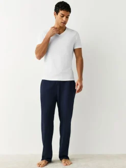 Next White Slim Fit 100% Cotton V-Neck Layering T-Shirts 10 Pack Sale