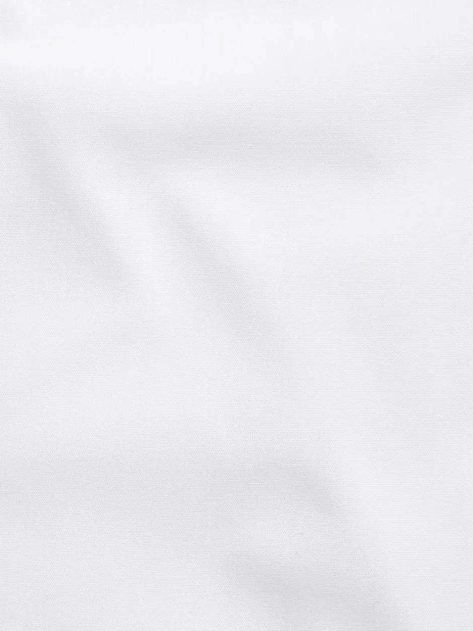 Next Slim Fit Easy Care Double Cuff Smart Shirt White New