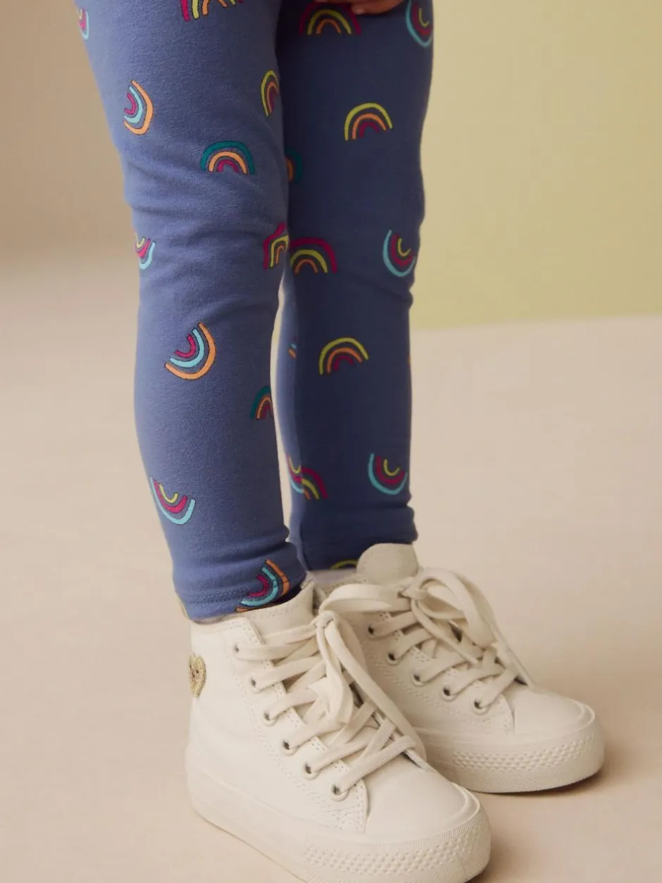 Next White Standard Fit (F) High Top Trainers Outlet