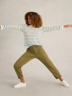 White Stuff Thea Trousers Green Hot