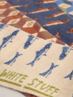 White Stuff Natural Bike Pattern Ankle Socks 4 Pack Discount