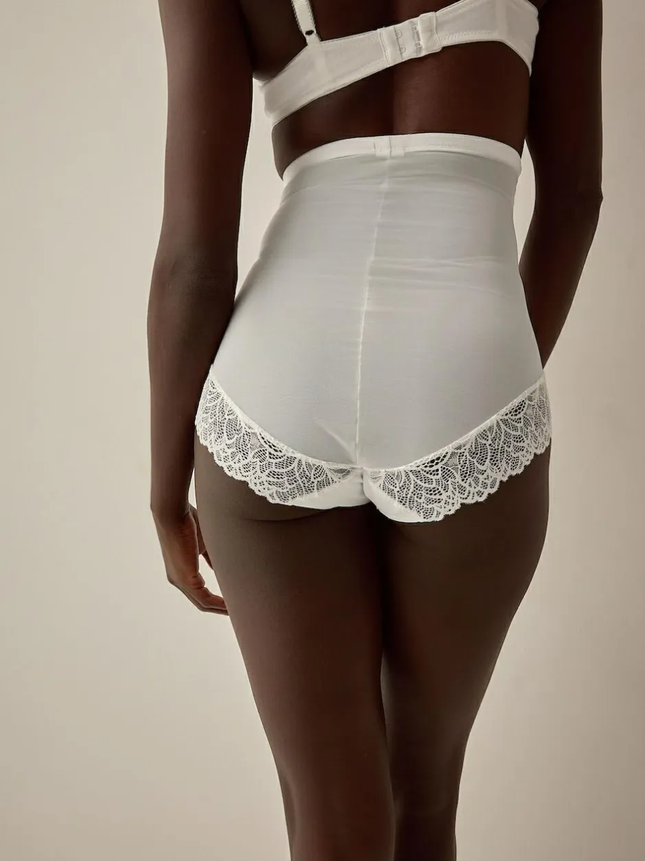 Next Super High Waist Briefs Firm Tummy Control Shaping Briefs White Sale