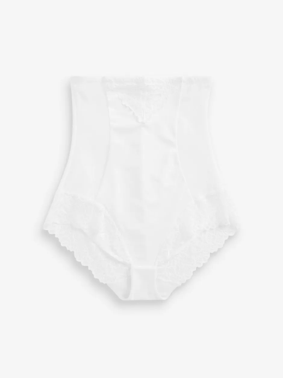 Next Super High Waist Briefs Firm Tummy Control Shaping Briefs White Sale