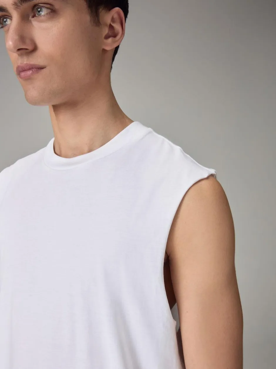 Next Tank Top Vest White Clearance