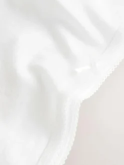 Next Thong Cotton Rich Knickers 7 Pack White New