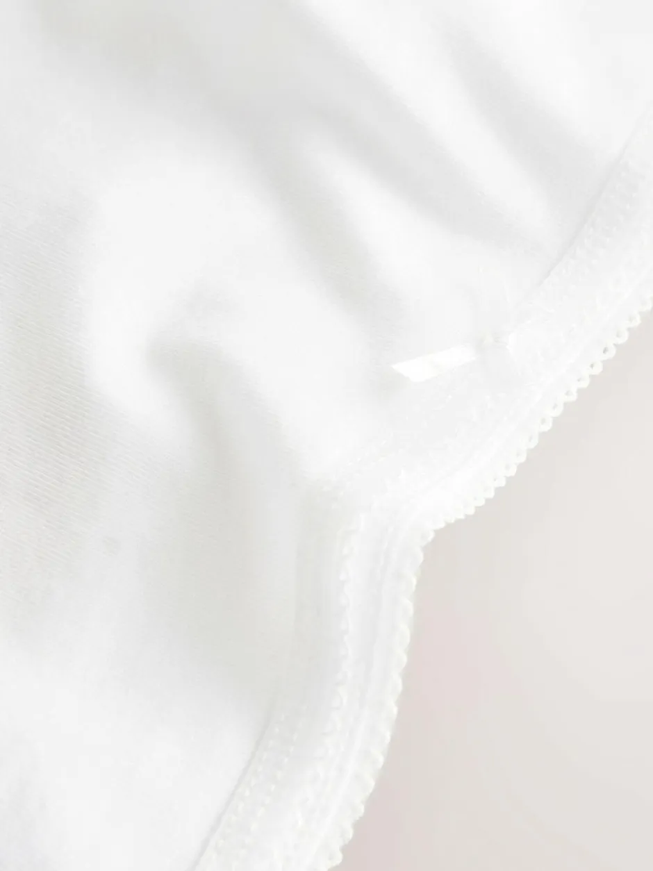 Next Thong Cotton Rich Knickers 7 Pack White New