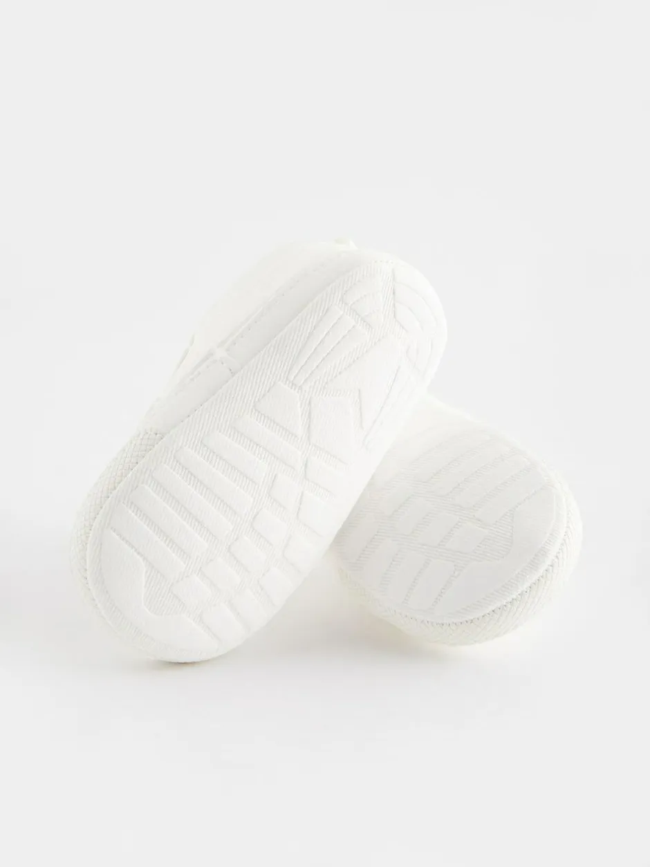Next White Touch Fastening Baby Trainers (0-2mths) Discount