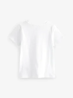 Next White T-Shirt (3-16yrs) Clearance