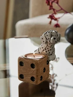 Next White/Black Ace the Dalmatian Bronx Tea Light Holder Outlet