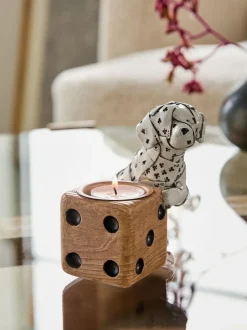 Next White/Black Ace the Dalmatian Bronx Tea Light Holder Outlet