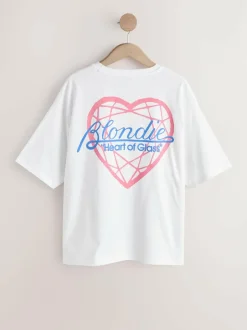 Next White/Blue Stripe Blondie Short Sleeve Pyjamas New