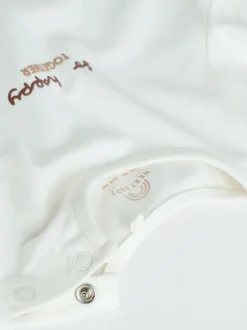 Next White/Brown Baby Long Sleeve Top and Trousers Set 2 Piece (0mths-2yrs) Online