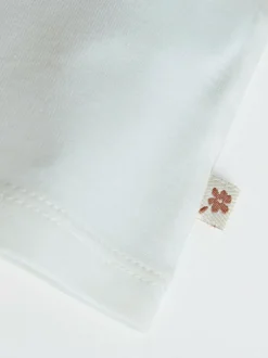 Next White/Brown Baby Long Sleeve Top and Trousers Set 2 Piece (0mths-2yrs) Online