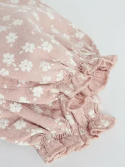Next White/Brown Baby Long Sleeve Top and Trousers Set 2 Piece (0mths-2yrs) Online