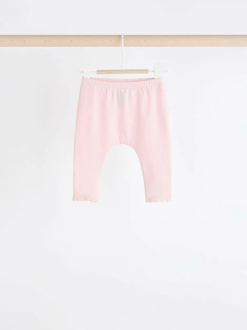 Next White/Pink Baby Leggings 4 Pack (0mths-2yrs) Best