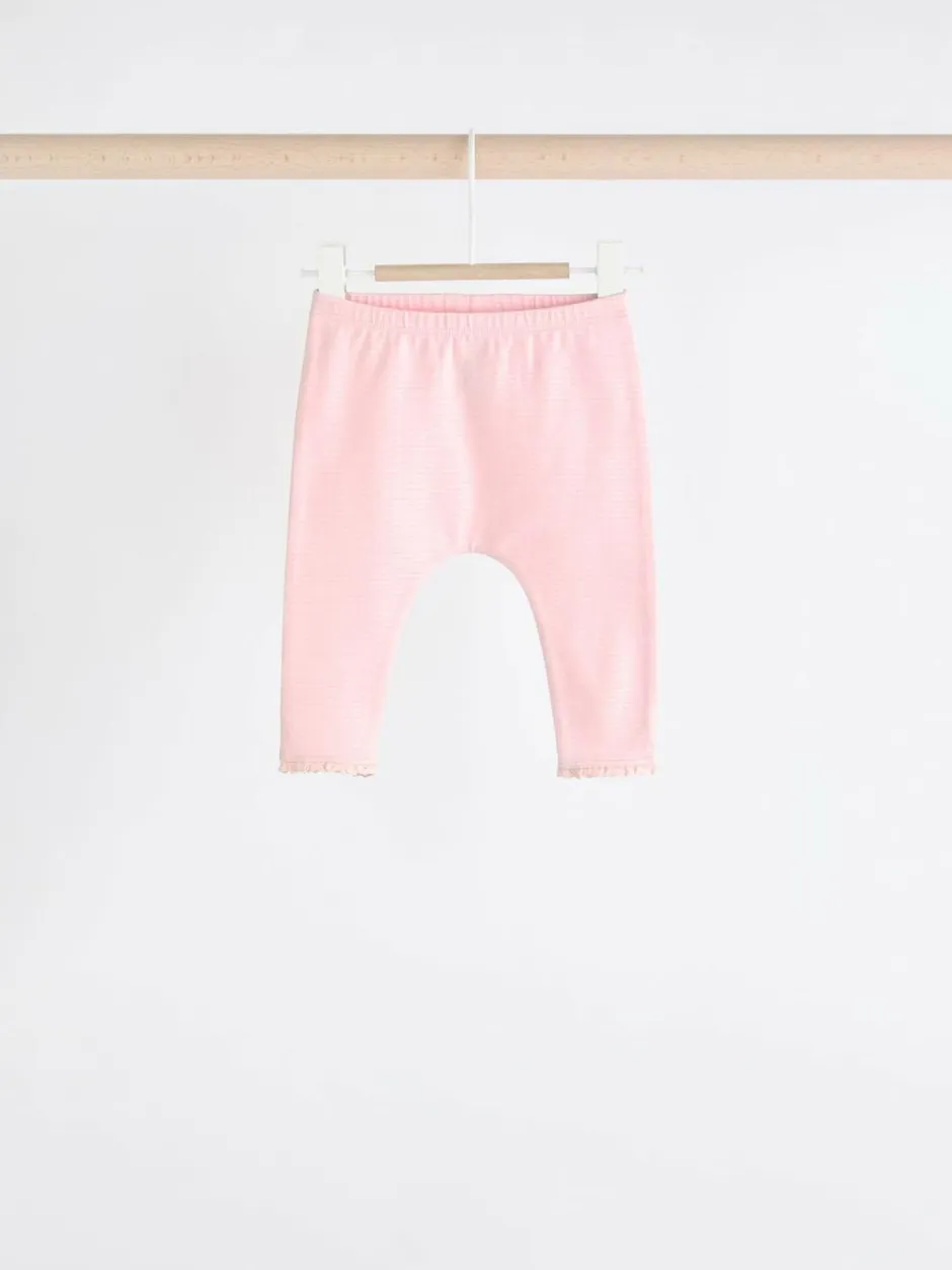 Next White/Pink Baby Leggings 4 Pack (0mths-2yrs) Best