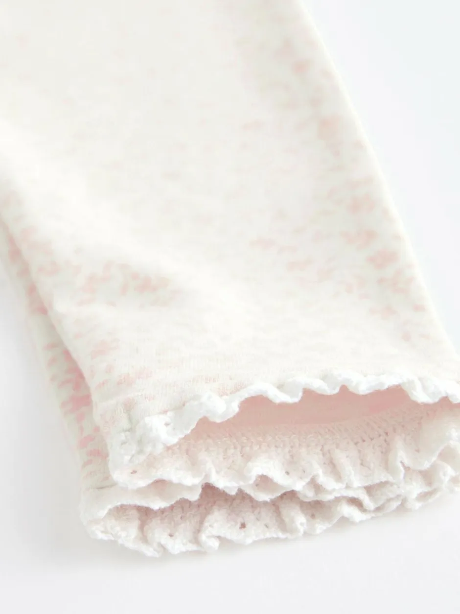 Next White/Pink Baby Leggings 4 Pack (0mths-2yrs) Best