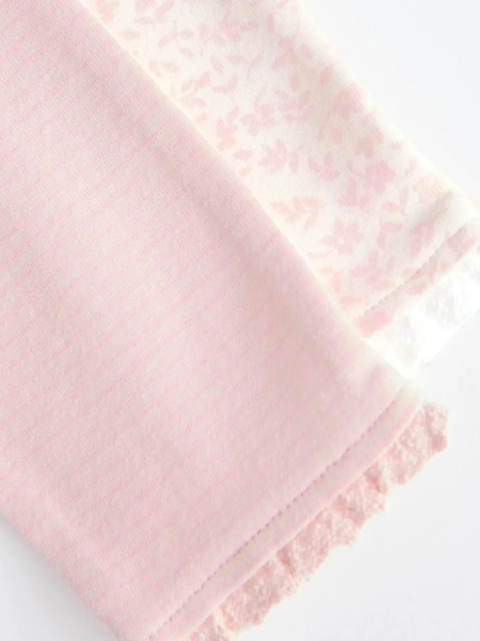 Next White/Pink Baby Leggings 4 Pack (0mths-2yrs) Best