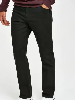 Wrangler Black Straight Fit Texas Authentic Jeans Outlet