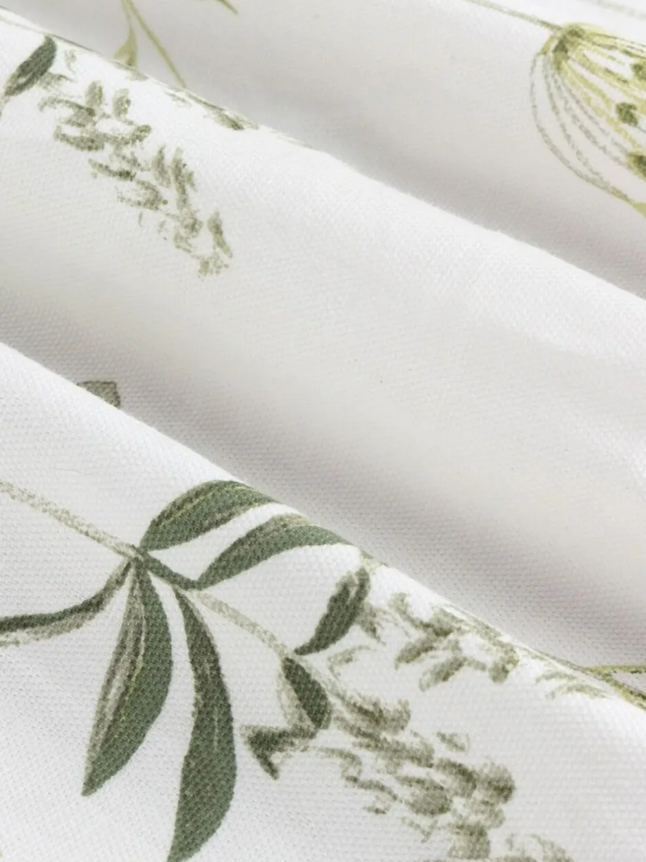 Wylder White Meadow Pencil Pleat Curtains Best