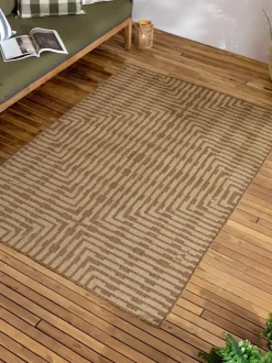Yard Natural Sandown Jute Effect Indoor/Outdoor Washable Rug Discount