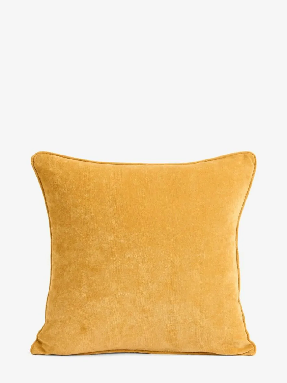 Next Yellow 45 x 45cm Soft Velour Cushion Sale