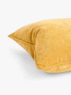 Next Yellow 45 x 45cm Soft Velour Cushion Sale