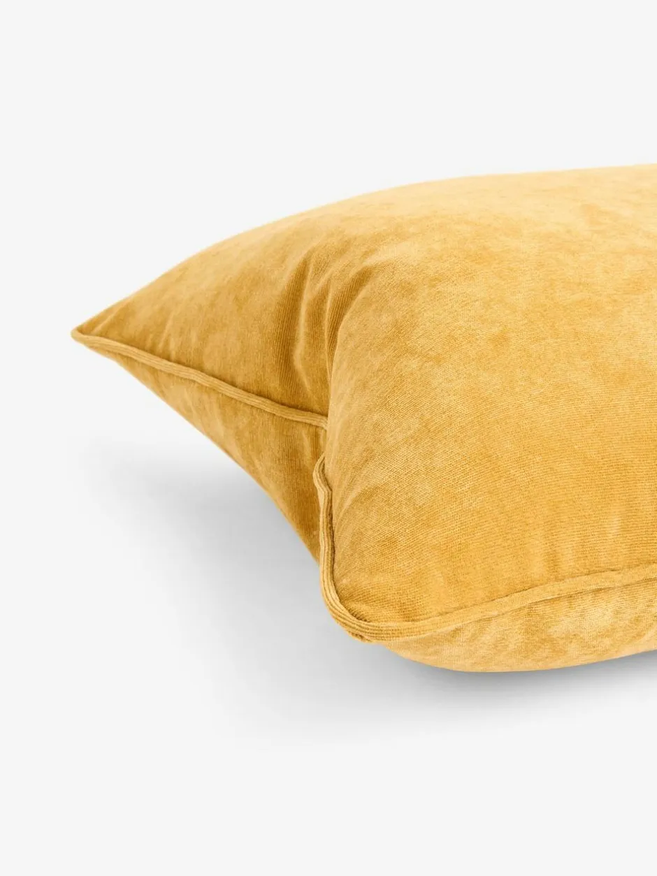 Next Yellow 45 x 45cm Soft Velour Cushion Sale