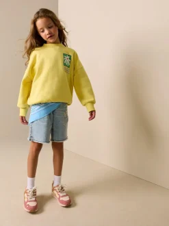 Next Sweatshirt (3-16yrs) Yellow Flower Online