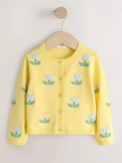 Next Cardigan (3mths-10yrs) Yellow Tulip Best