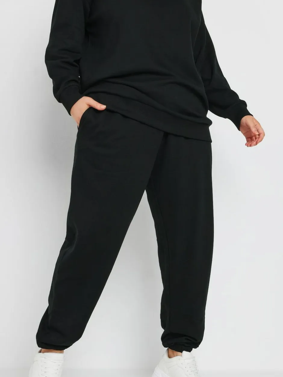 Yours Curve Black Joggers Best