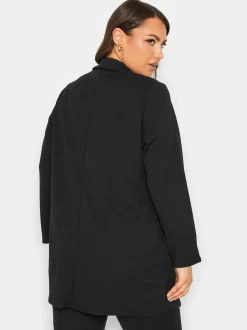 Yours Curve Black Limited Blazer Online